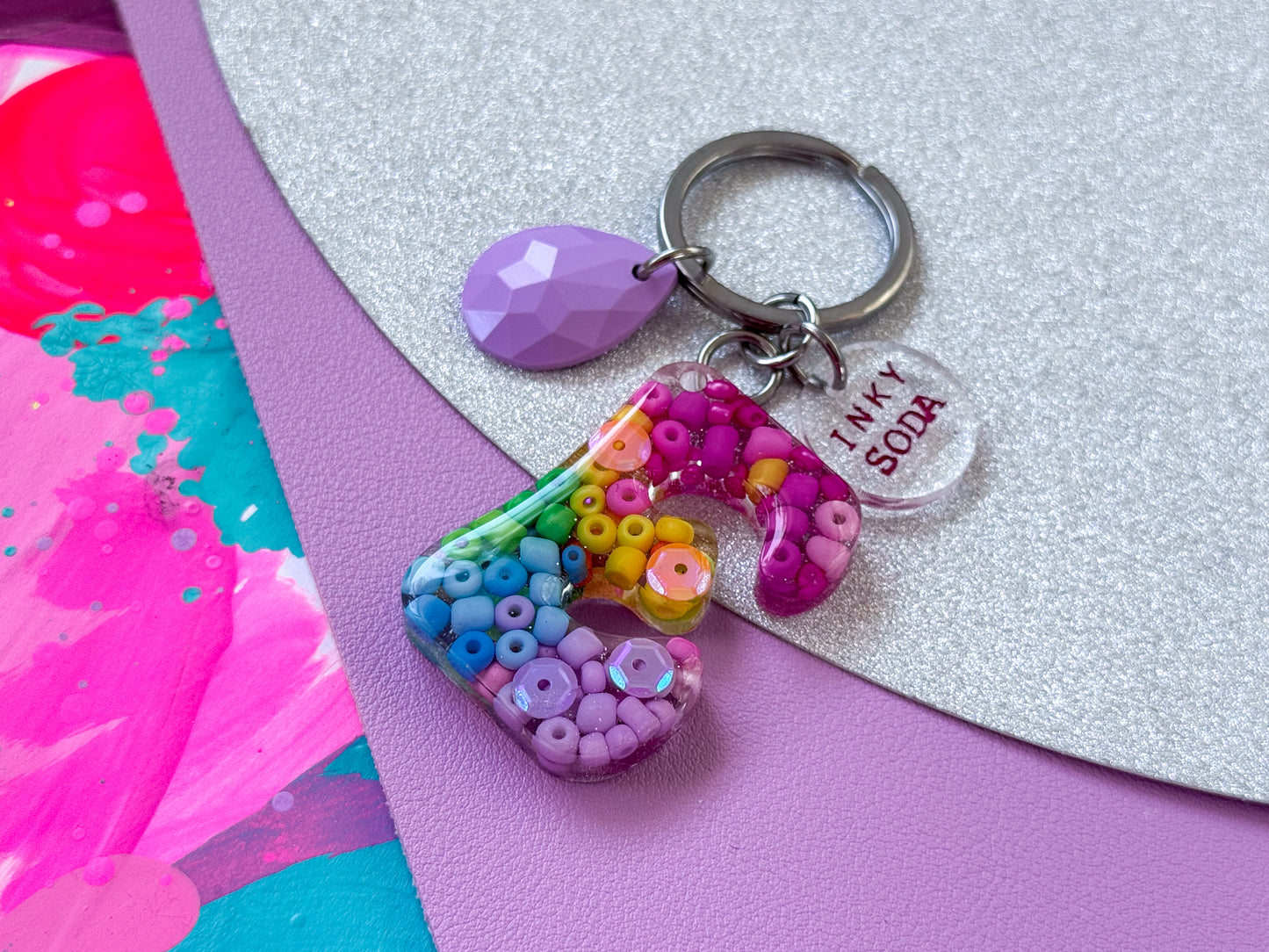 Letter “E” Keychain