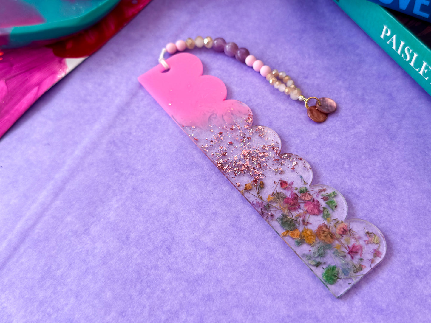 Petal Edge Bookmark - Blush Botanica