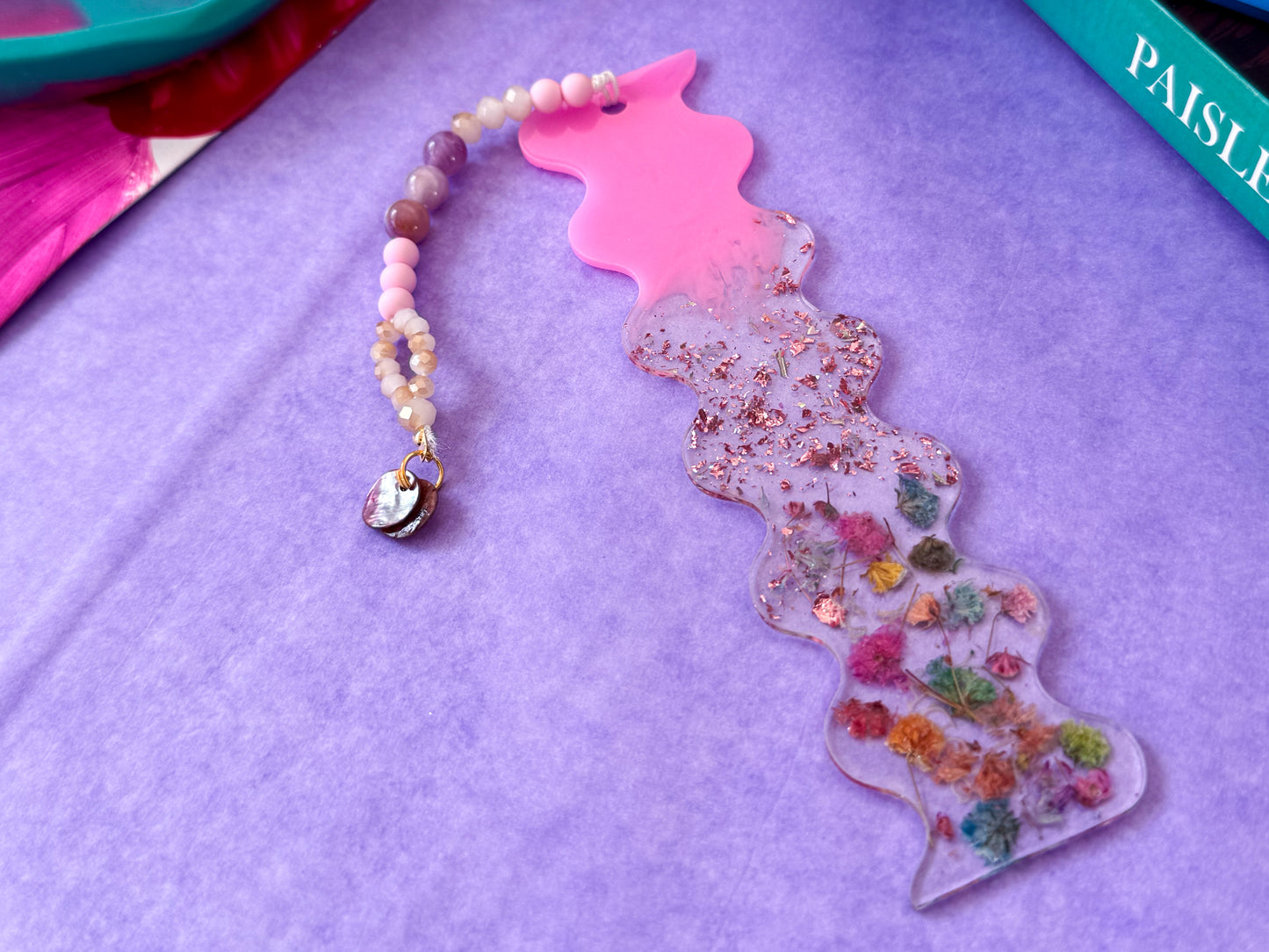 Ripple Bookmark - Blush Botanica