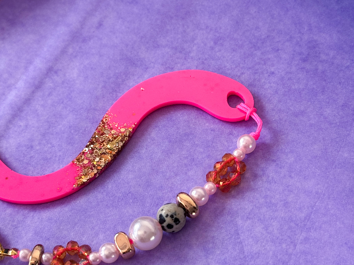 Wispy Bookmark - Glitter Doll