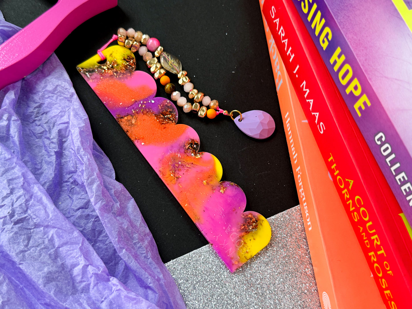 Petal Edge Bookmark - Golden Hour