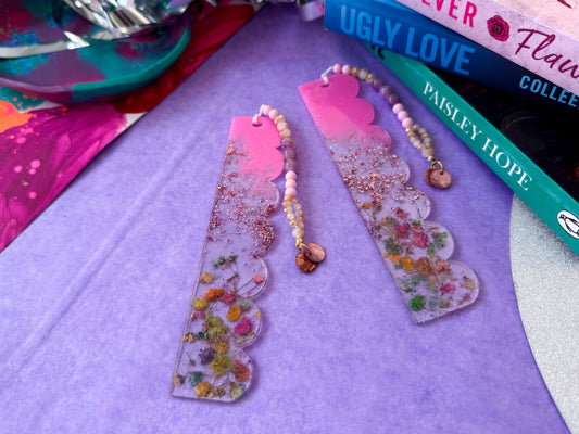 Petal Edge Bookmark - Blush Botanica