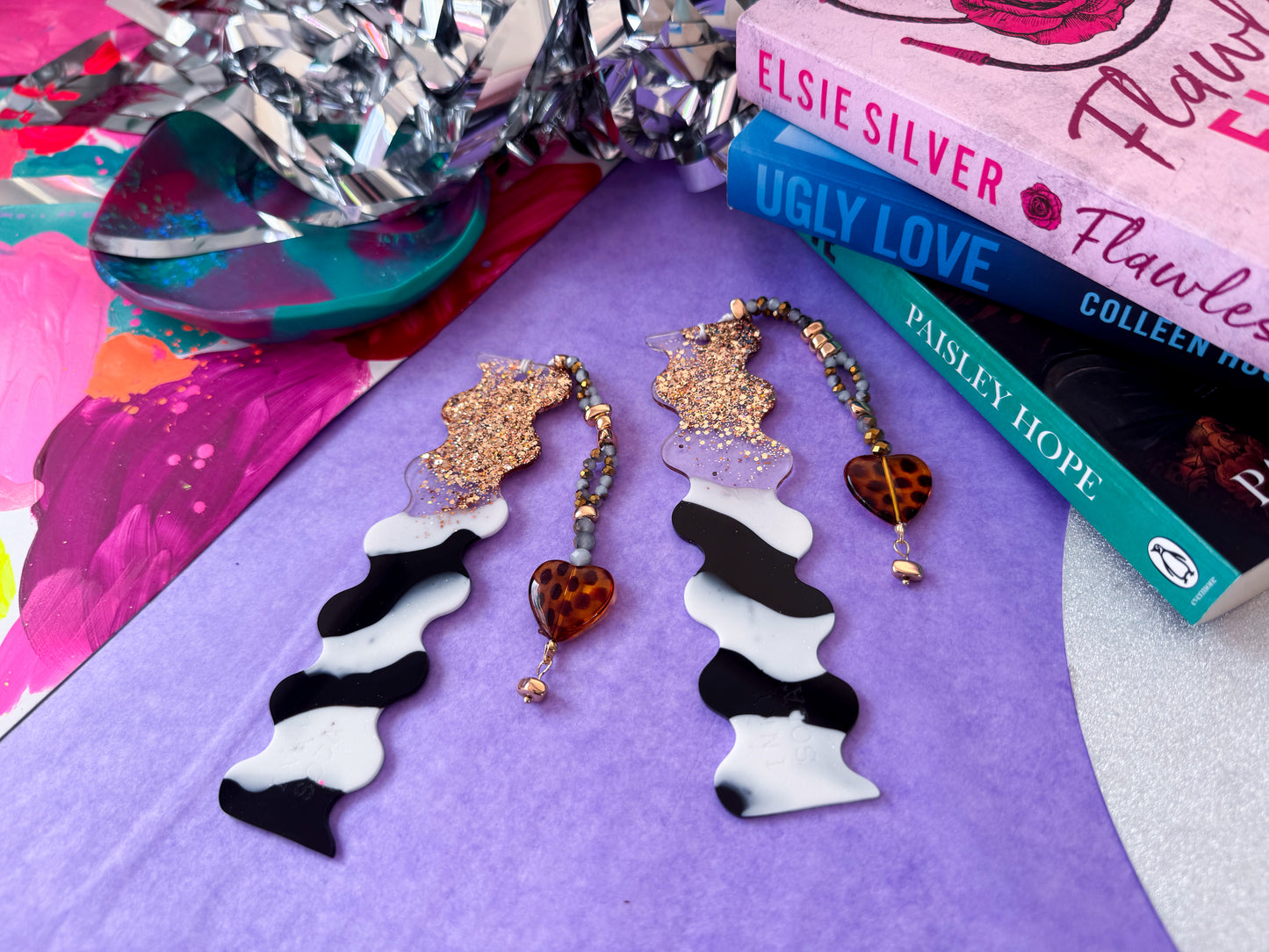 Ripple Bookmark - Monochrome Muse