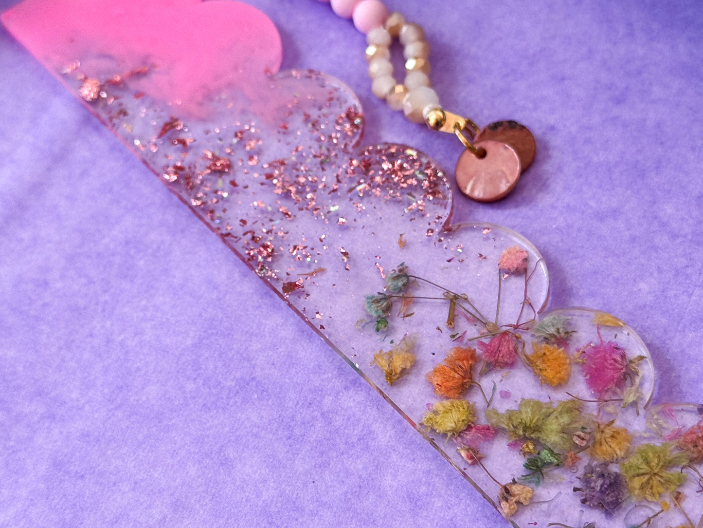 Petal Edge Bookmark - Blush Botanica
