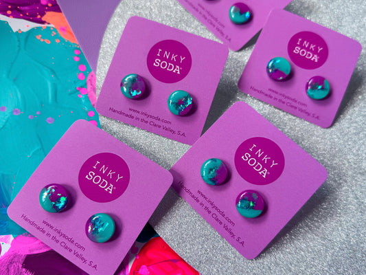 Mini resin Studs - Aura