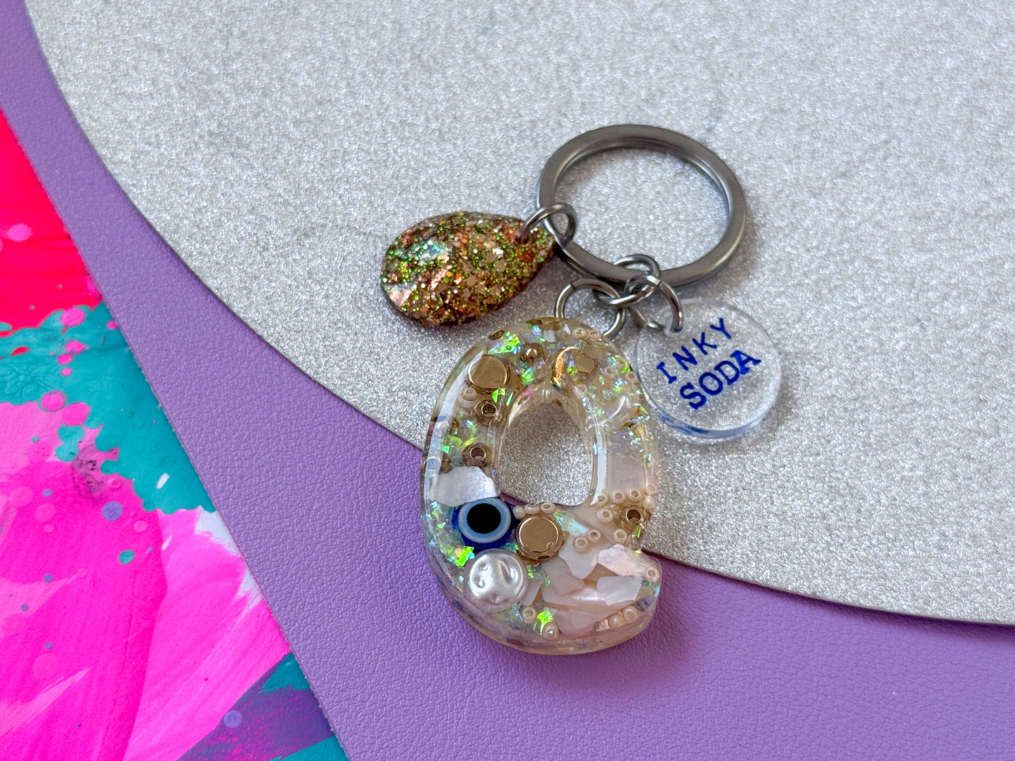 Letter “Q” Keychain