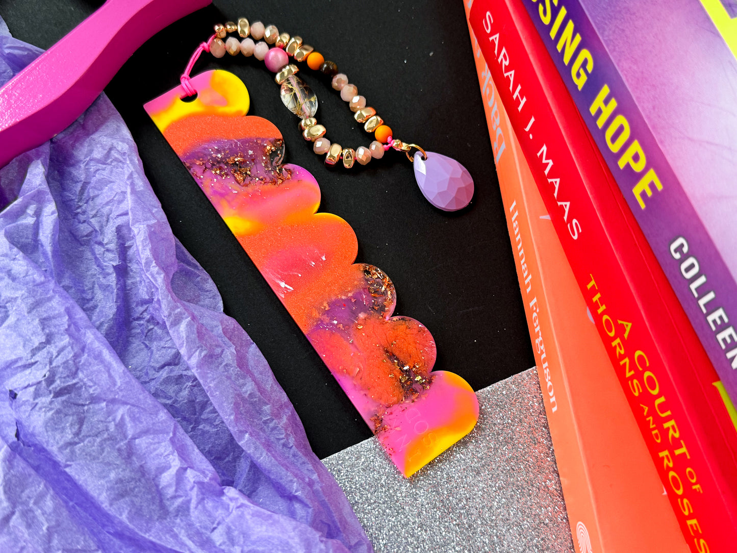 Petal Edge Bookmark - Golden Hour