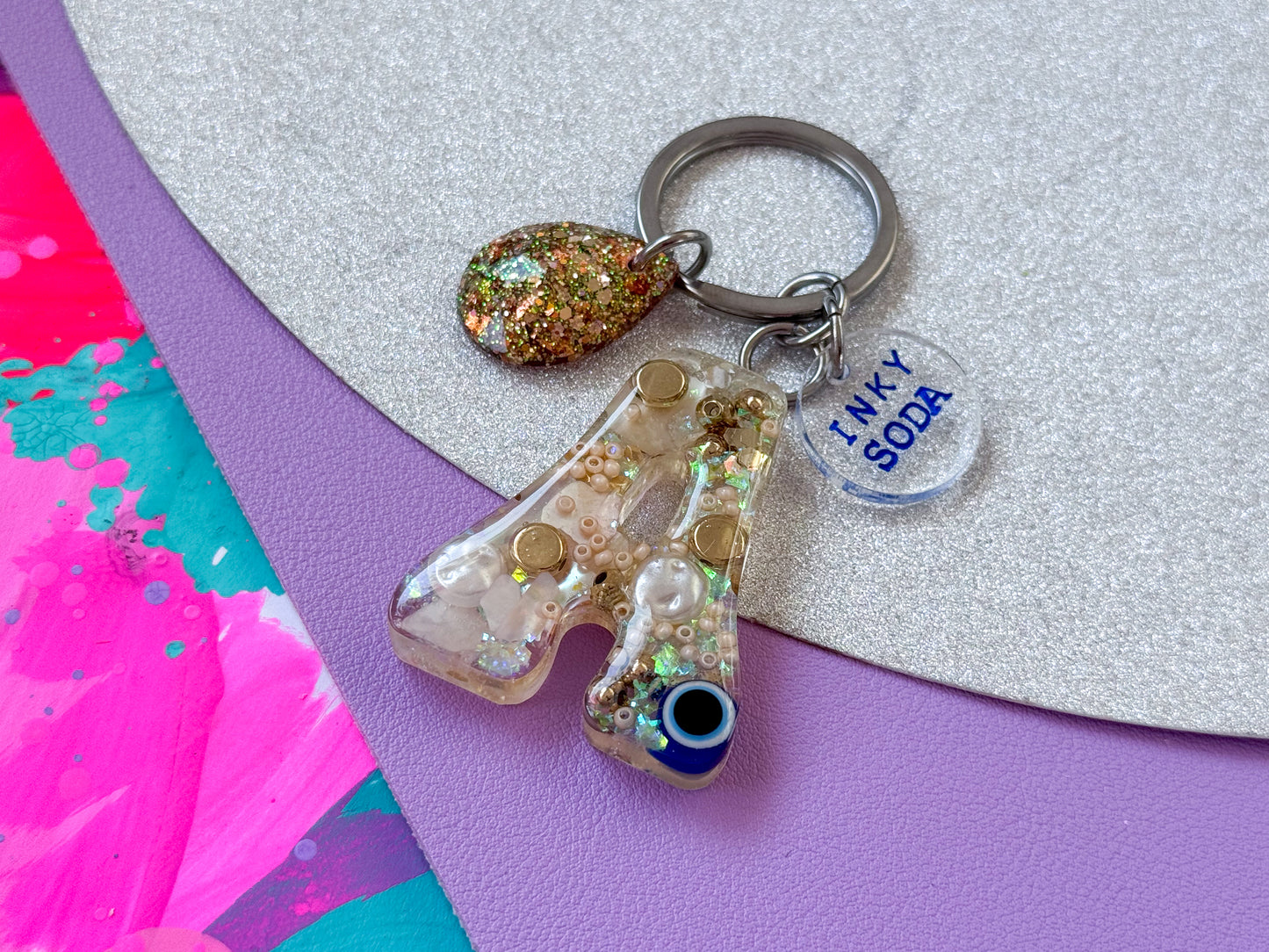 Letter “A” Keychain