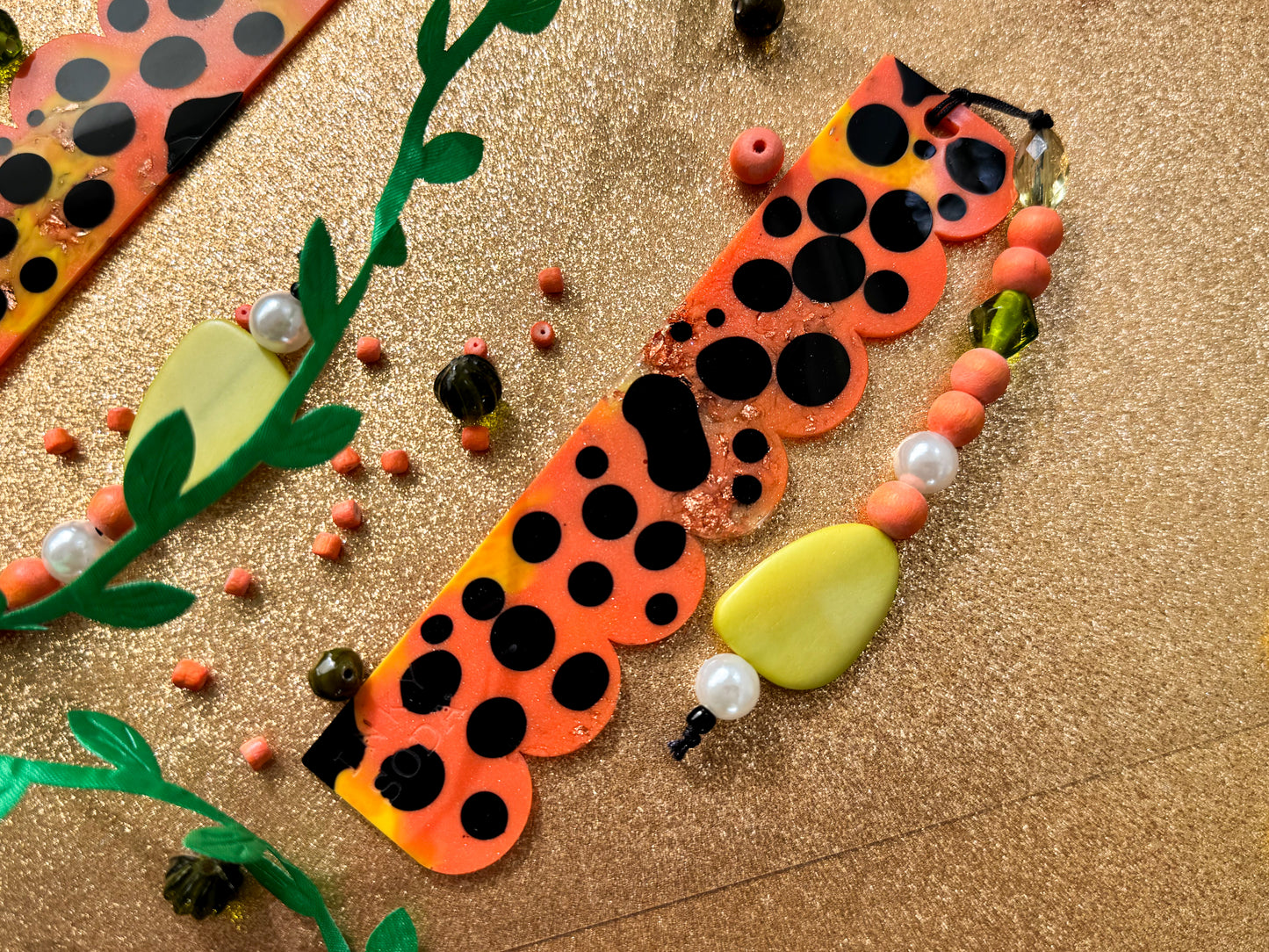 Petal Edge Bookmark - Cheetah