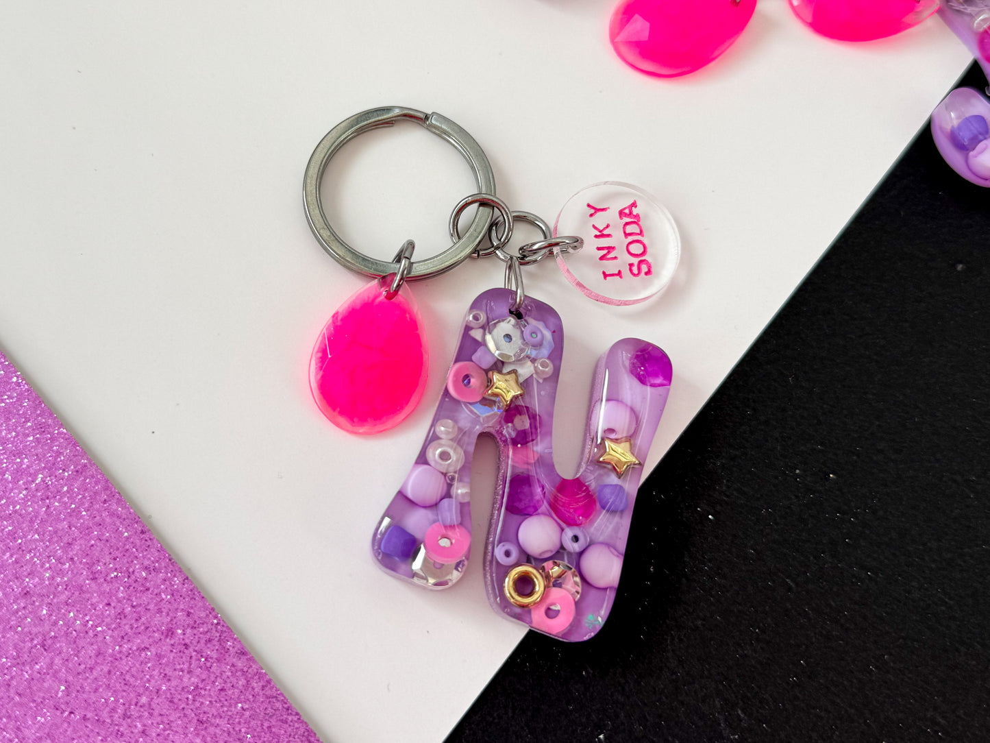 Letter “N” Keychain