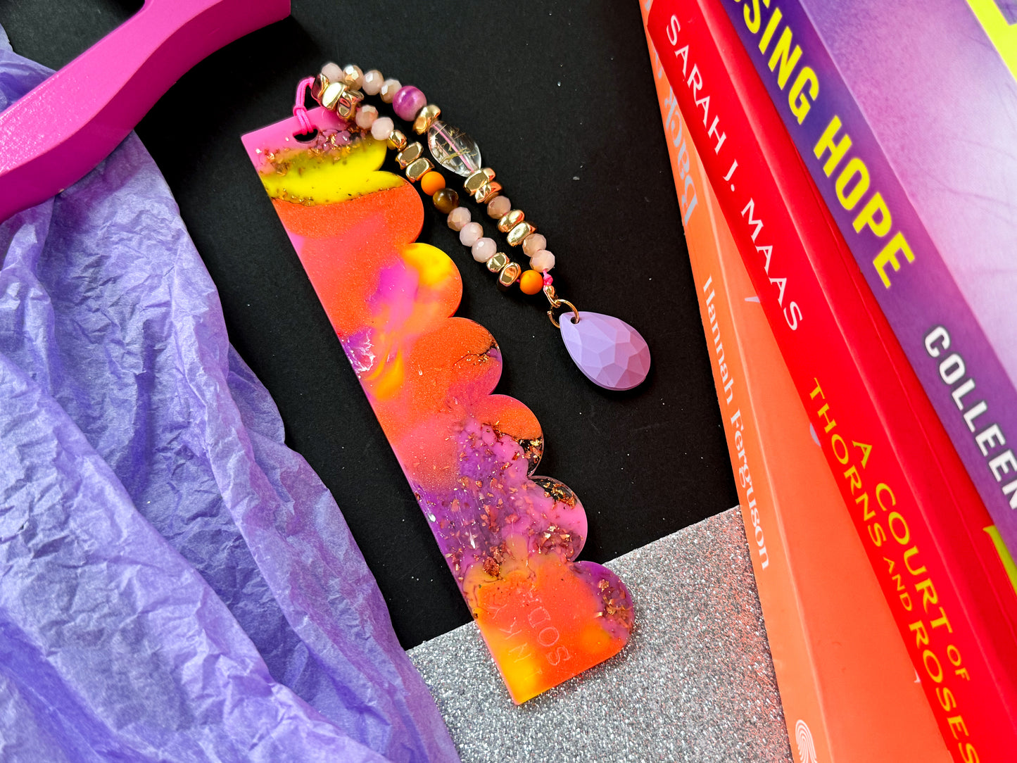 Petal Edge Bookmark - Golden Hour