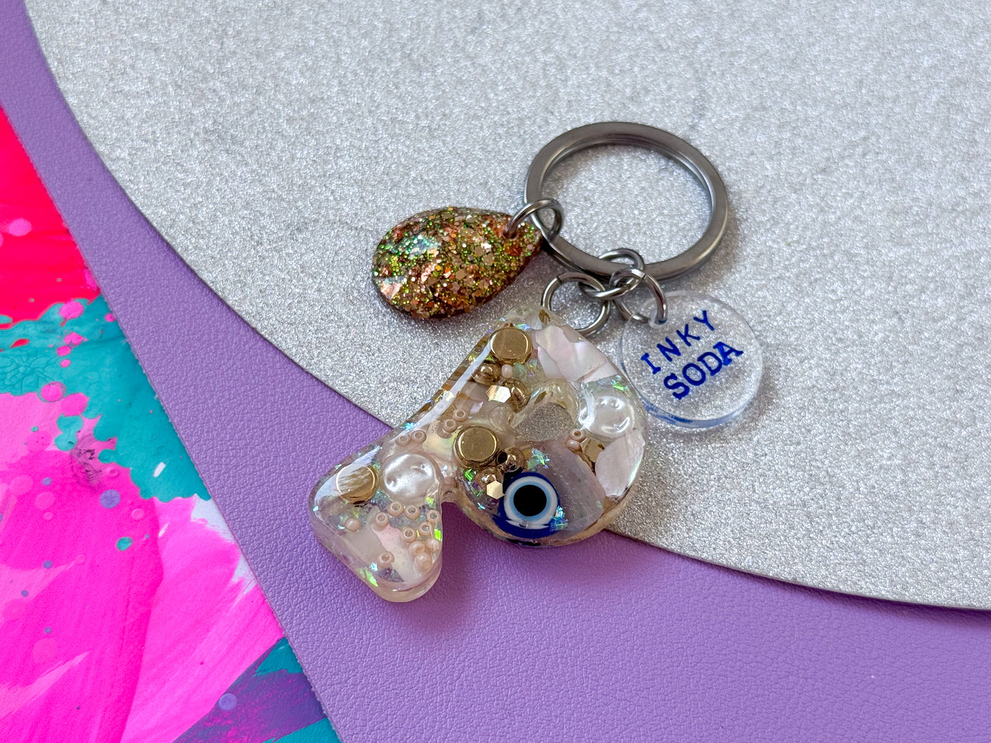 Letter “P” Keychain