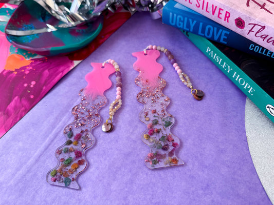 Ripple Bookmark - Blush Botanica