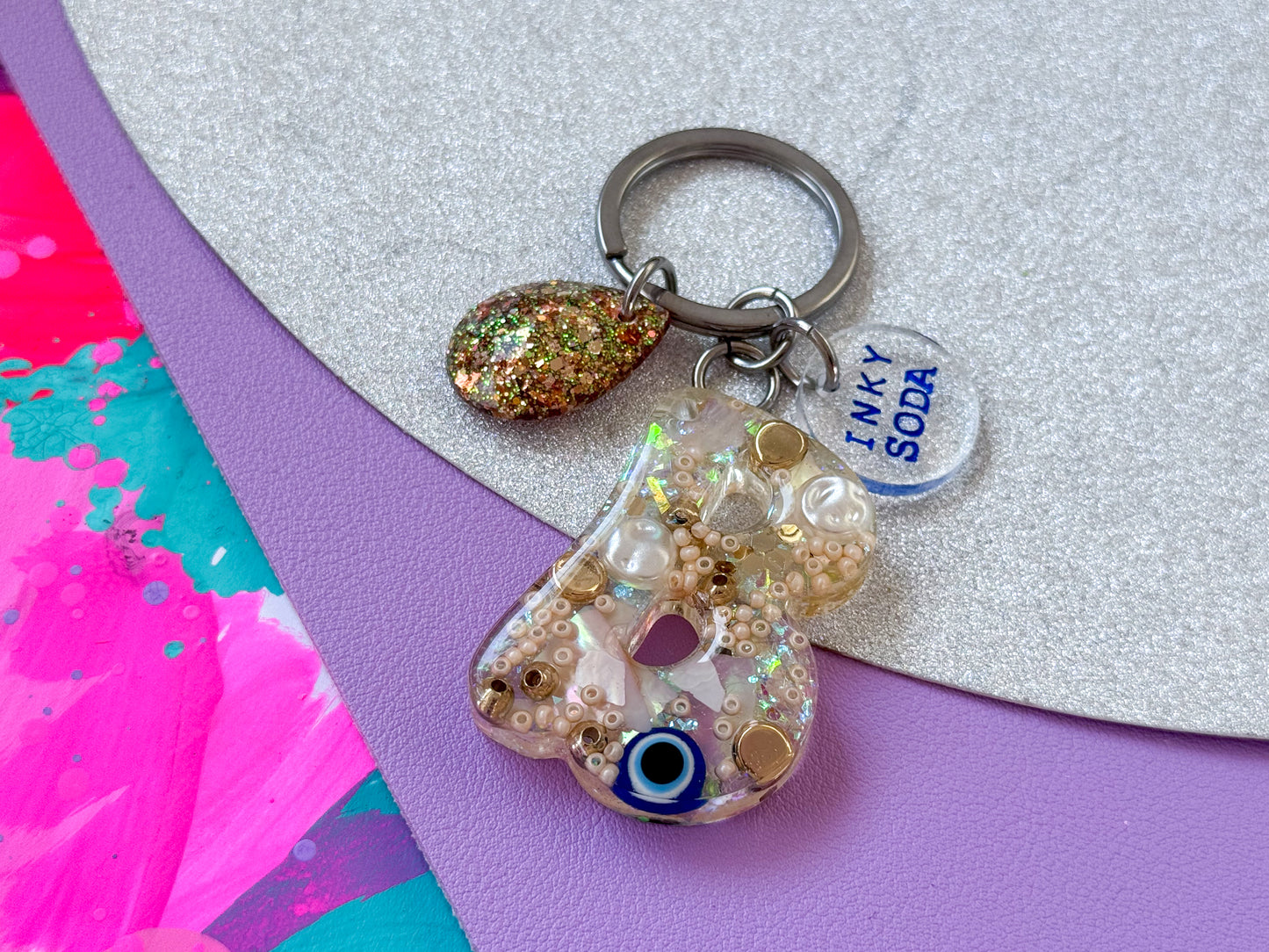 Letter “B” Keychain