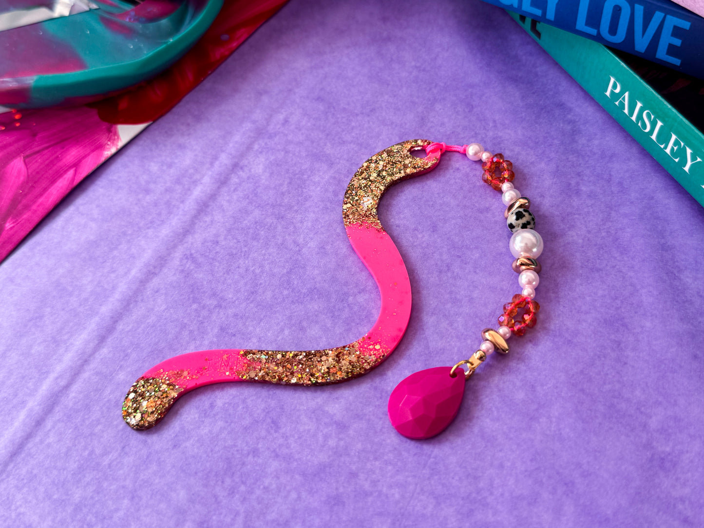 Wispy Bookmark - Glitter Doll