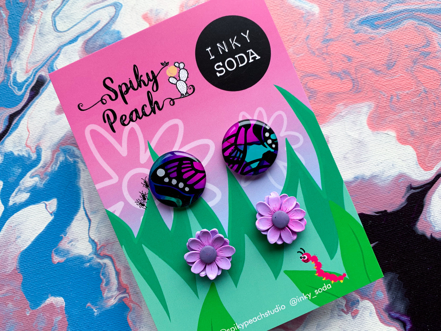 Butterfly + Daisy STUD PACK